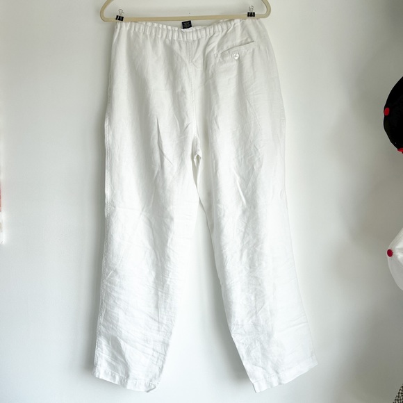 White Linen Slacks - Picture 5 of 5